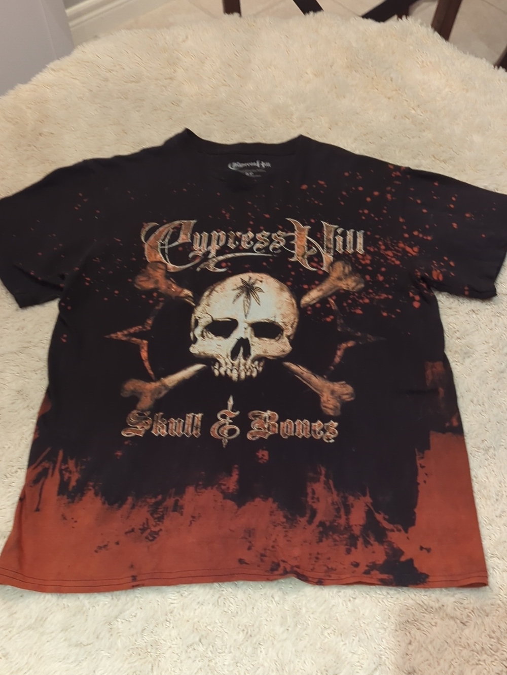 Cypress Hill Skull & Bones 1992 Licensed T‑Shirt Vintage Hip Hop Tee RareGraphic